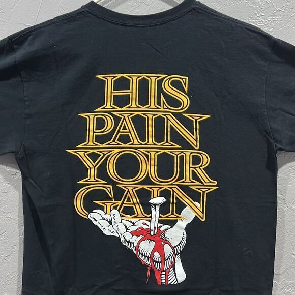 ✝️ LORD’S GYM Bench Press This! Jesus Tee Men Sz Medium - Not Vintage - PERFECT - Picture 6 of 8